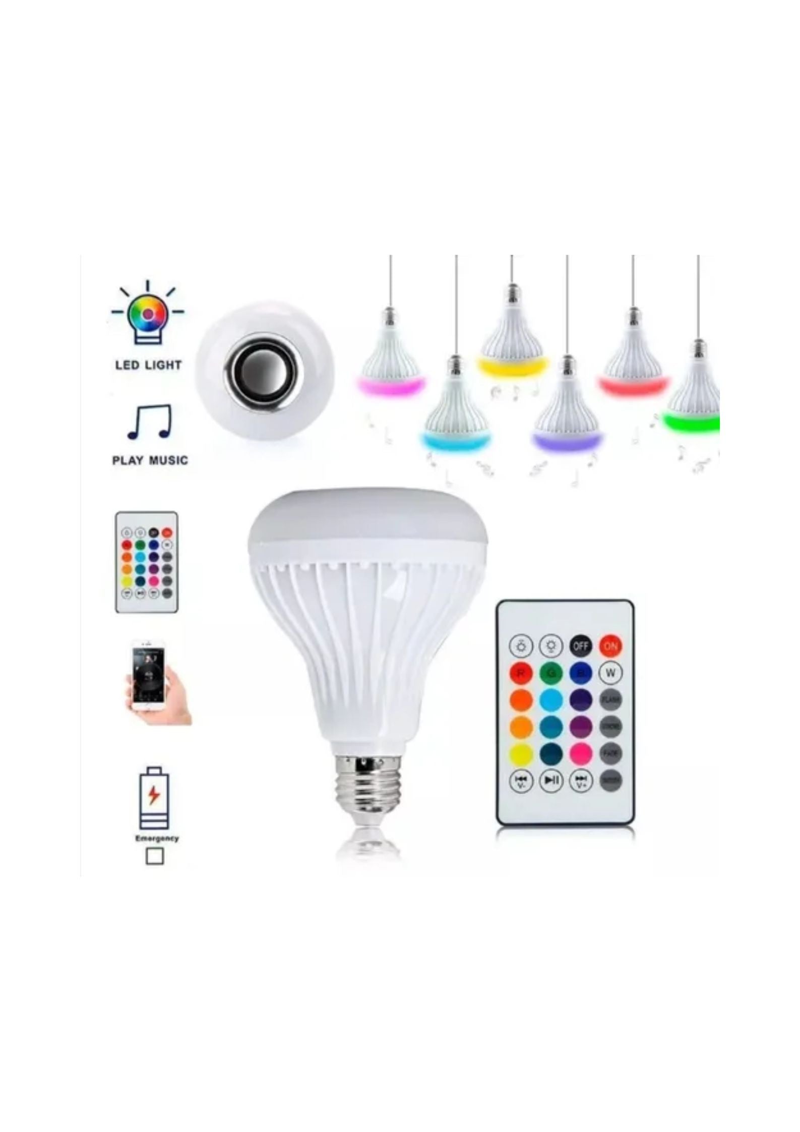 Bombillo parlante Bluetooth