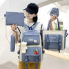 Bolso Morral Maleta Oso 5 Pzs Kawaii