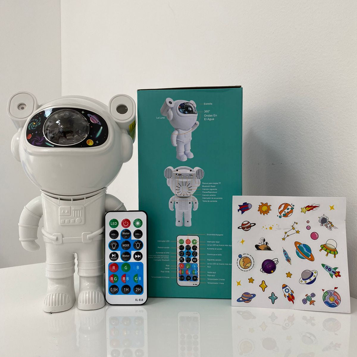Astronauta Proyector Nebulosas Bluetooth